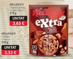 GM Cash & Carry Kellogg's Cereals extra muesli xoco oferta