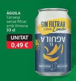 GM Cash & Carry Águila cervesa sense filtrar amb limona oferta