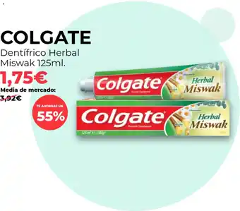 Colgate dentífrico herbal miswak