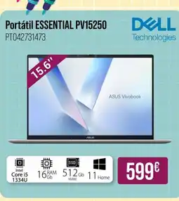 MR Micro dell portátil essential pv15250 oferta