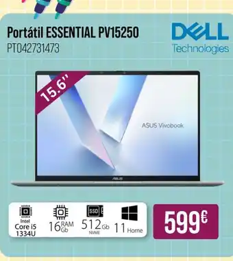 Dell portátil essential pv15250