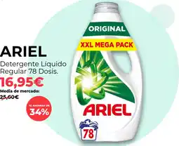 PrimaPrix Ariel detergente liquido regular oferta