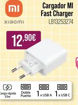 MR Micro Xiaomi cargador mi fast charger oferta