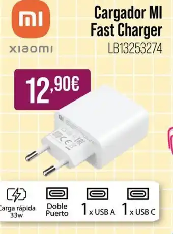 Xiaomi cargador mi fast charger