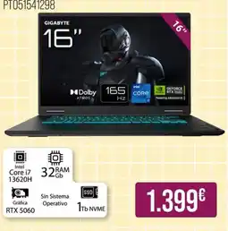 MR Micro Gigabyte 16" oferta