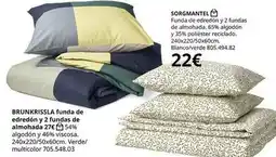 IKEA Funda de cerecion y 2 fundas de almohada, osja algodon y 2 fundas de almohada oferta