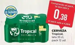 SPAR Gran Canaria Tropical - cerveza oferta