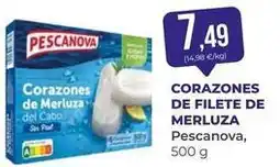 SPAR Gran Canaria Pescanova - corazones de filete de merluza oferta