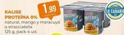 SPAR Gran Canaria Kalise - natural, mango y maracuya o stracciatella oferta
