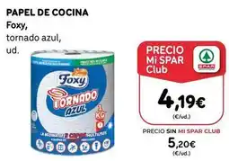 SPAR Gran Canaria Foxy - papel de cocina oferta