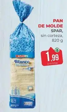 SPAR Gran Canaria Spar - pan de molde oferta