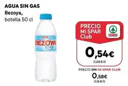 SPAR Gran Canaria Bezoya - agua sin gas oferta