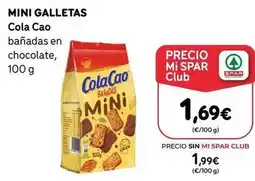 SPAR Gran Canaria Cola cao - mini galletas oferta