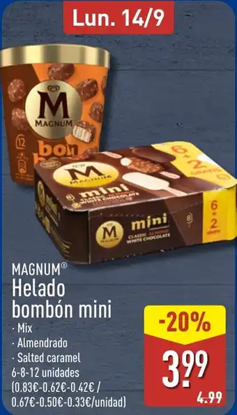 Magnum helado bombón mini