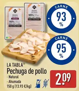 ALDI La tabla pechuga de pollo oferta