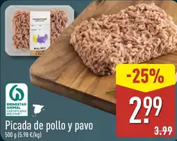 ALDI Picada de pollo y pavo oferta