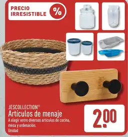 ALDI Jescollection artículos de menaje oferta
