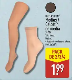 ALDI Up2fashion medias / calcetín de media oferta