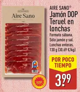 ALDI Aire Sano jamón DOP Teruel en lonchas oferta