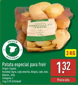 ALDI Patata especial para freír oferta