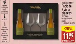 ALDI Muchomás pack de 2 vinos blancos oferta