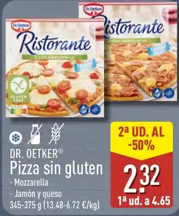 ALDI Dr. Oetker Pizza sin gluten oferta