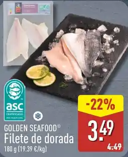ALDI Golden Seafood filete de dorada oferta