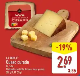 ALDI La tabla queso curado oferta