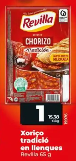 Revilla chorizo tradició