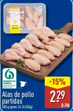 ALDI Alas de pollo partidas oferta
