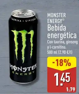 ALDI Monster Energy Bebida energética oferta