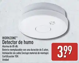 ALDI Workzone detector de humo oferta