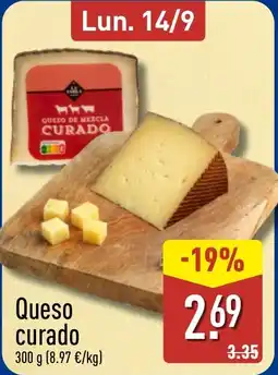ALDI Queso curado oferta