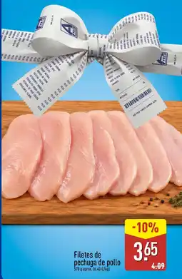 ALDI Alta filetes de pechuga de pollo oferta