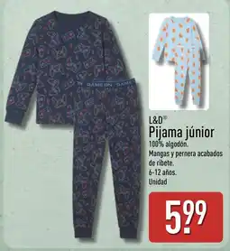 ALDI L&D Pijama júnior oferta
