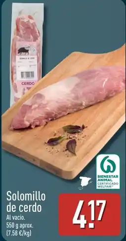 ALDI Solomillo de cerdo oferta
