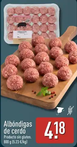 ALDI Albóndigas de cerdo oferta
