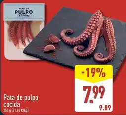 ALDI Pata de pulpo cocida oferta
