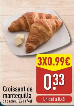 ALDI Croissant de mantequilla oferta