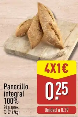 ALDI Panecillo integral 100% oferta
