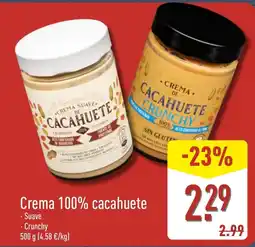 ALDI Crema 100% cacahuete oferta
