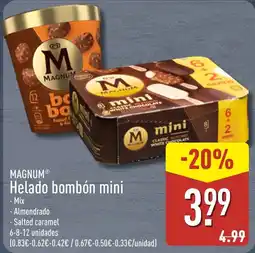 ALDI Magnum helado bombón mini oferta