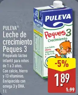 ALDI Puleva leche de crecimiento peques 3 oferta