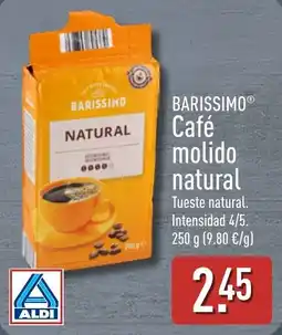 ALDI Barissimo café molido natural oferta