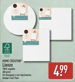 ALDI Home Creation Lienzo oferta