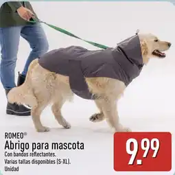 ALDI Romeo abrigo para mascota oferta