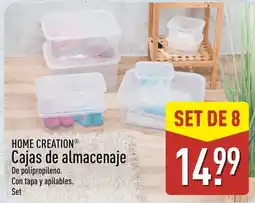 ALDI Home Creation cajas de almacenaje oferta