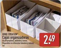 ALDI Home Creation cajas organizadoras oferta