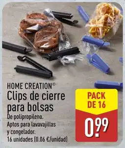 ALDI Home Creation clips de cierre para bolsas oferta