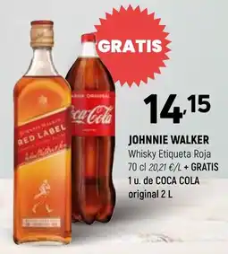 Coviran johnnie walker whisky etiqueta roja oferta